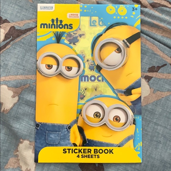 💝FREE IF BUNDLED💝 Minion Notebook & Sticker Set - Picture 4 of 8